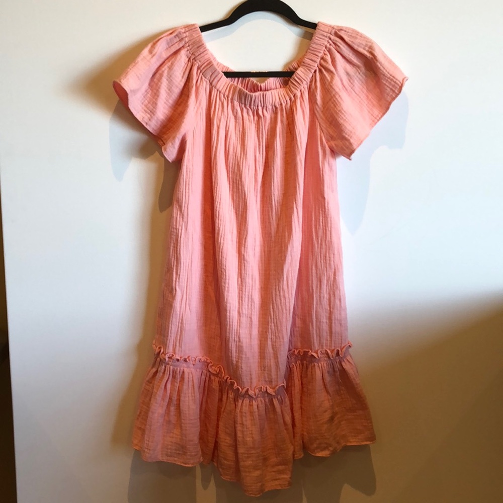 Rebecca Taylor Off The Shoulder Gauze Dress - Picture 4 of 7